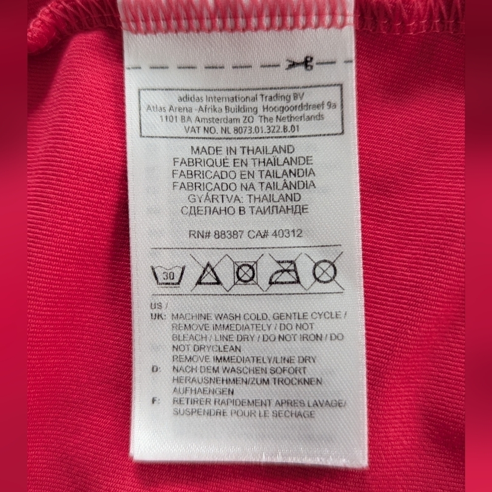 Adidas Climalite Full Zip Jacket Hot Pink Woman's  Size M - Picture 12 of 15